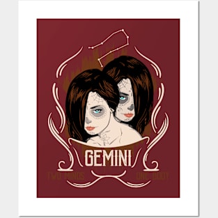 Zodiac Signs: Gemini - The Twins Posters and Art